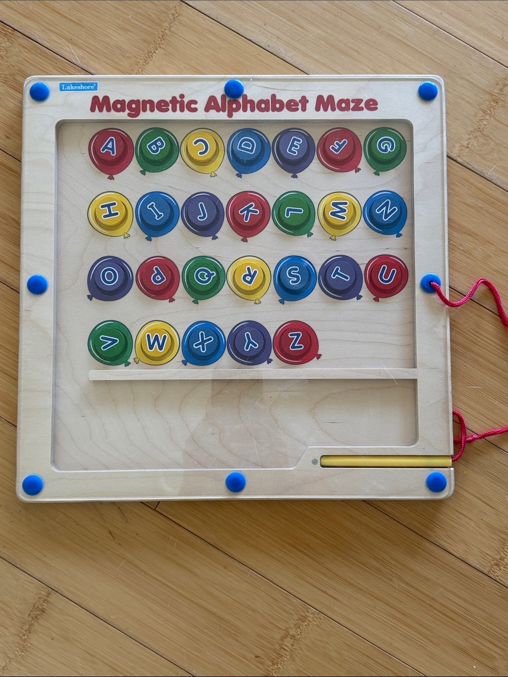 Lakeshore Magnetic Alphabet Maze - Multi Color